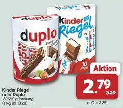 Famila Nord West Kinder Riegel oder Duplo Angebot