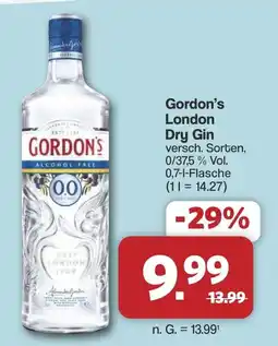 Famila Nord West Gordon's London Dry Gin Angebot