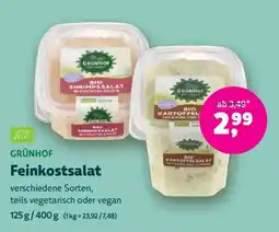 Denns BioMarkt GRÜNHOF Feinkostsalat Angebot