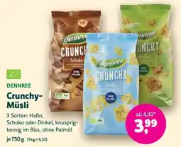 Denns BioMarkt DENNREE Crunchy-Müsli Angebot