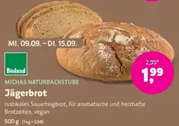 Denns BioMarkt Michas Naturbackstube Jägerbrot Angebot