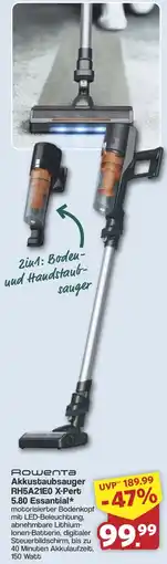 Famila Nord West Rowenta Akkubausauger RH5A21E0 X-Pert 5.80 Essential* Angebot