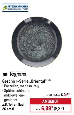 METRO Tognana Geschirr-Serie „Oriental“ Angebot