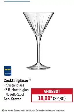 METRO Cocktailgläser Novello Angebot