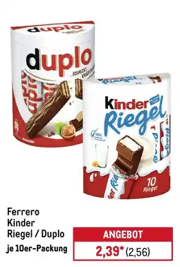 METRO Ferrero Kinder Riegel / Duplo Angebot