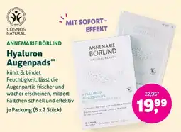 Denns BioMarkt ANNEMARIE BÖRLIND Hyaluron Augenpads Angebot