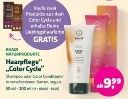 Denns BioMarkt KHADI NATURPRODUKTE Haarpflege "Color Cycle" Angebot
