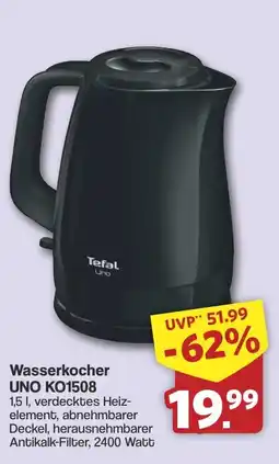 Famila Nord West Tefal Wasserkocher UNO KO1508 Angebot