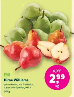 Denns BioMarkt Birne Williams Angebot