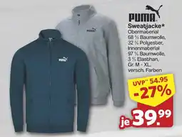Famila Nord West PUMA Sweatjacke* Angebot