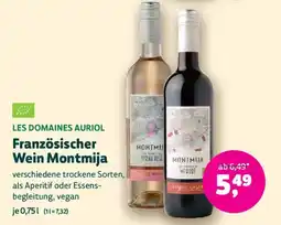 Denns BioMarkt LES DOMAINES AURIOL Französischer Wein Montmija Angebot