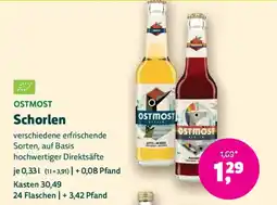 Denns BioMarkt OSTMOST Schorlen Angebot