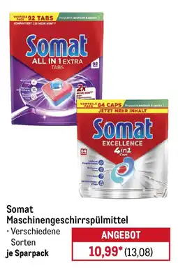 METRO Somat Maschinengeschirrspülmittel Angebot