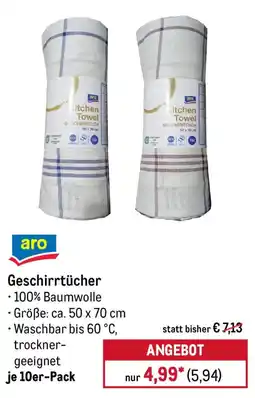 METRO aro Geschirrtücher Angebot