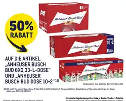 METRO Anheuser Busch Bud Angebot