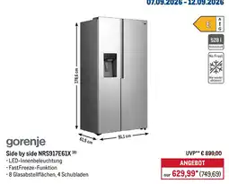 METRO gorenje Side by side NRS917E61X Angebot