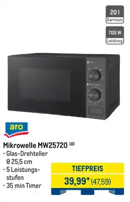 METRO aro Mikrowelle MW25720 Angebot