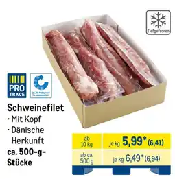 METRO Schweinefilet Angebot
