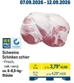 METRO Schweine Schinken schier Angebot