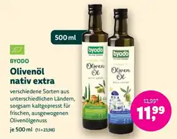 Denns BioMarkt BYODO Olivenöl nativ extra Angebot