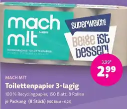 Denns BioMarkt mach mit Toilettenpapier 3-lagig Angebot