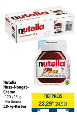 METRO Nutella Nuss-Nougat-Creme Angebot
