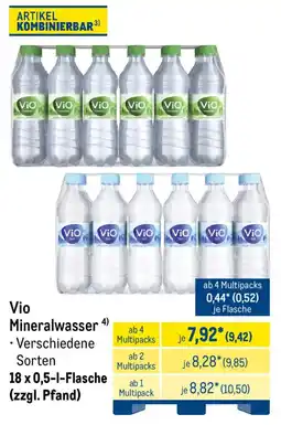 METRO Vio Mineralwasser Angebot