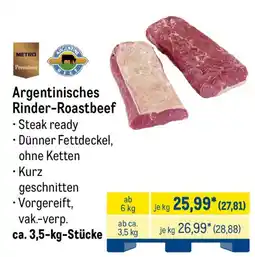 METRO Argentinisches Rinder-Roastbeef Angebot