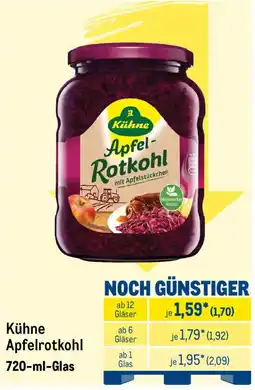 METRO Kühne Apfelrotkohl Angebot