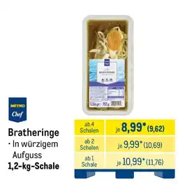 METRO METRO Chef Bratheringe Angebot