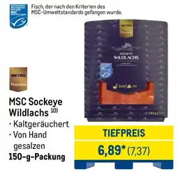 METRO MSC Sockeye Wildlachs Angebot