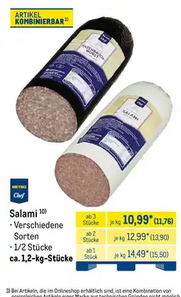 METRO Salami Angebot