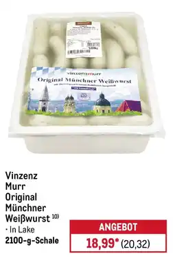METRO Vinzenz Murr Original Münchner Weißwurst Angebot