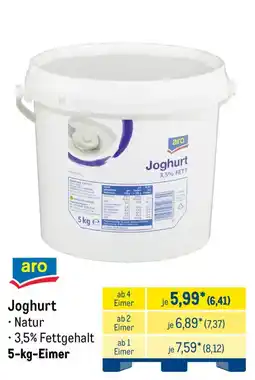METRO aro Joghurt Angebot