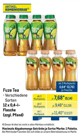 METRO Fuze Tea Angebot