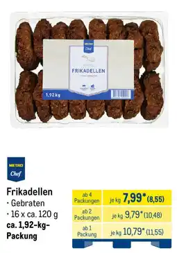 METRO Metro Chef Frikadellen Angebot