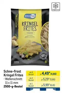 METRO Schne-frost Kringel Frites Angebot