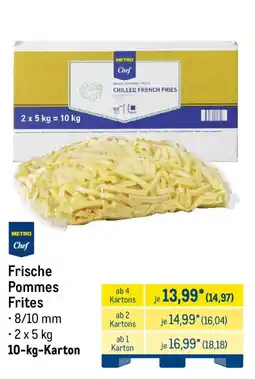 METRO Metro Chef Frische Pommes Frites Angebot