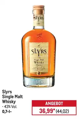 METRO Slyrs Single Malt Whisky Angebot