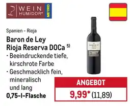 METRO Baron de Ley Rioja Reserva DOCa Angebot