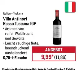 METRO Villa Antinori Rosso Toscana IGP Angebot