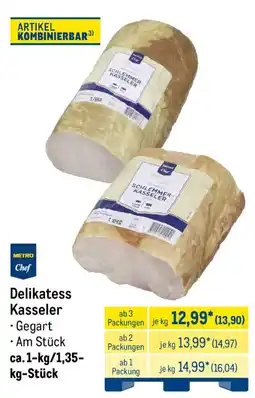 METRO Metro Chef Delikatess Kasseler Angebot