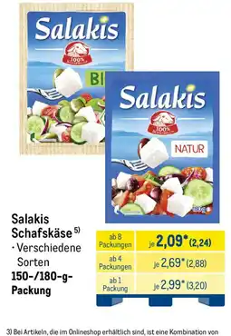METRO Salakis Schafskäse Angebot