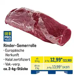 METRO PRO TRACE Rinder-Semerolle Angebot