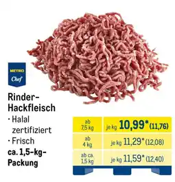 METRO METRO Chef Rinder-Hackfleisch Angebot