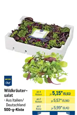 METRO Wildkräutersalat Angebot