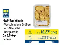 METRO PRO TRACE MAP Backfisch Angebot