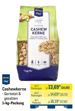 METRO Metro Chef Cashewkerne Angebot