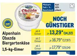 METRO Alpenhain Obazda Biergartenkäse Angebot