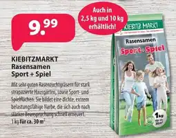 Kiebitzmarkt KIEBITZMARKT Rasensamen Sport + Spiel Angebot